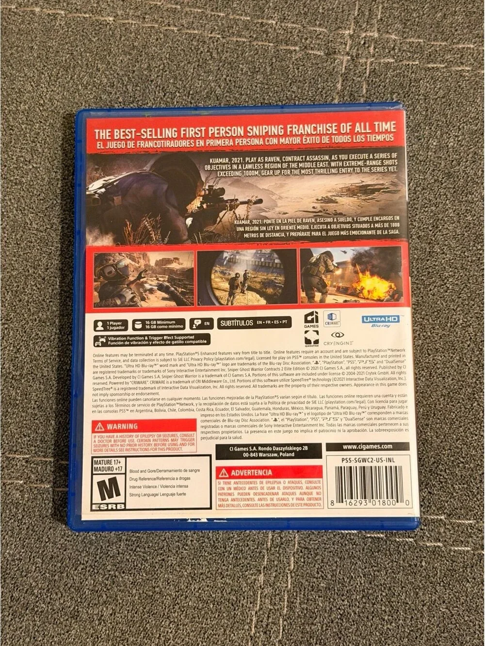 Sniper: Ghost Warrior Contracts 2 for PlayStation 5